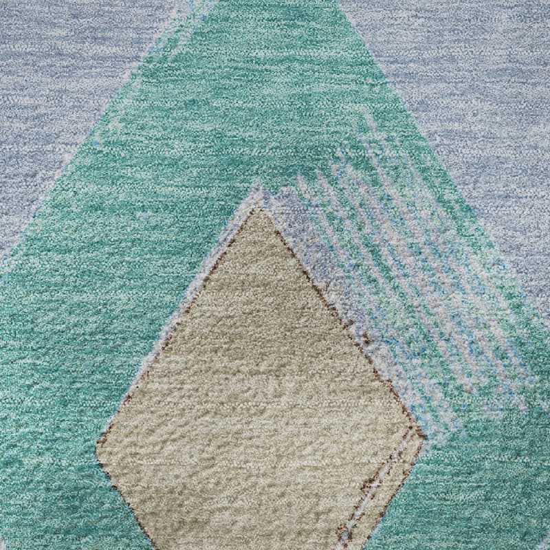 Premium Washable Super Soft Modern Diamond Mayfield Rug