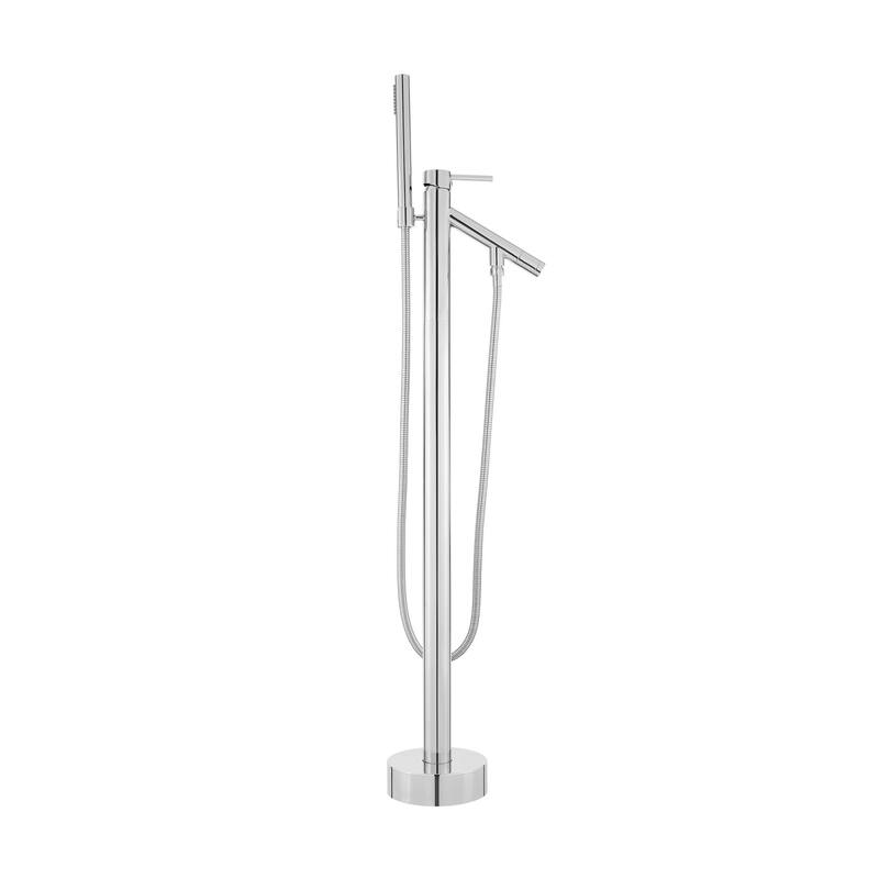 Swiss Madison SM-FF10 Plaisir Floor Mounted Tub Filler – Includes Hand - Chrome