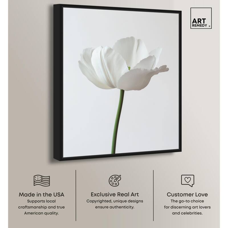Pearl Floret Canvas by Art Remedy