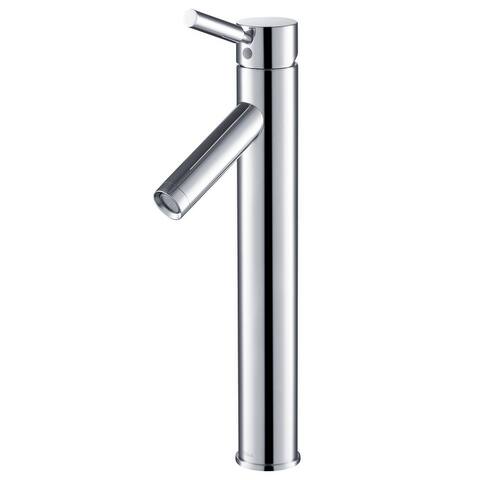 Kraus FVS-1002 Sheven Single Hole Single-Handle Bathroom Vessel Faucet