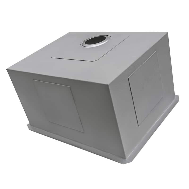 Ruvati 23" x 18" x 12" Deep Laundry Utility Sink Undermount 16 Gauge Stainless Steel - - 23" x 18" x 12" - 23" x 18" x 12"