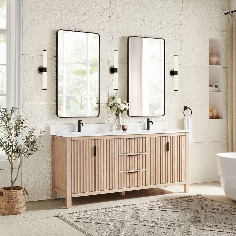 Shenzhen Bath Vanity with Composite Stone Top without Mirror