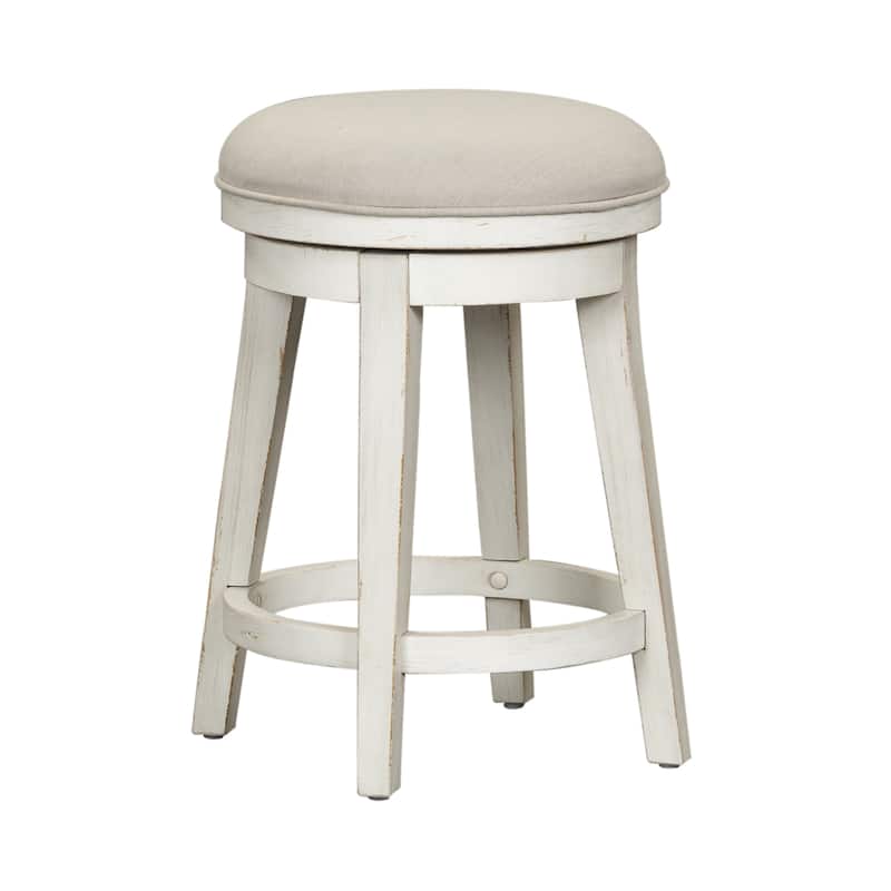 Modern Farmhouse Flea Market White Distressed 4 Piece Set