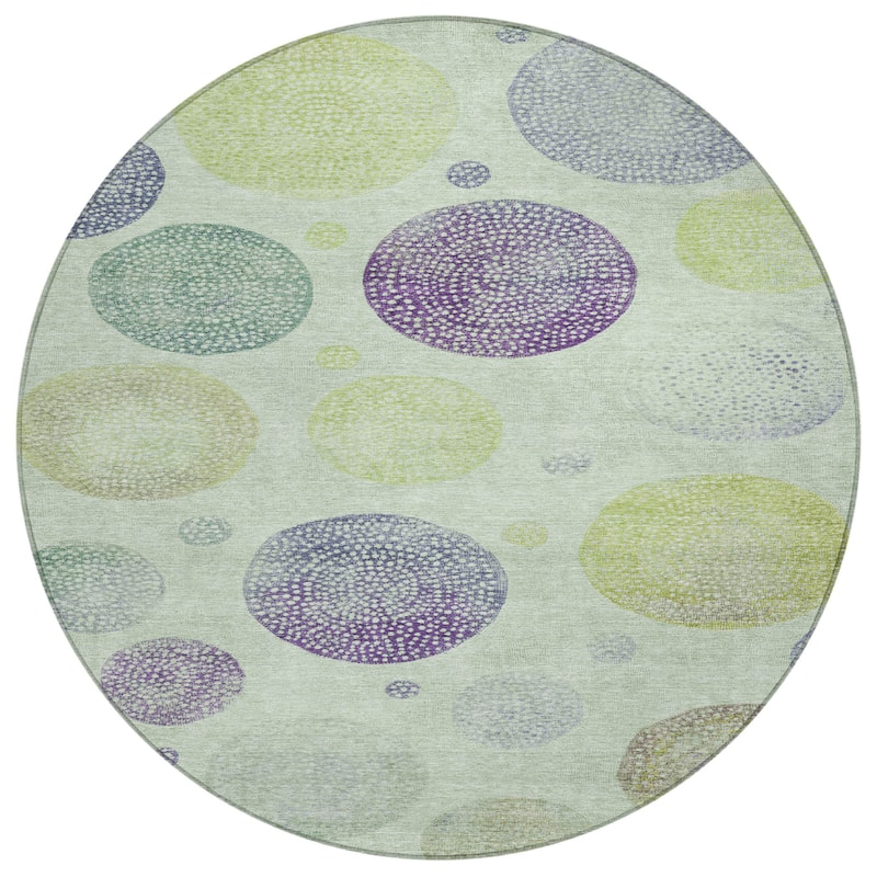 HomeRoots Geometric Transitional Rectangle Outdoor Rug