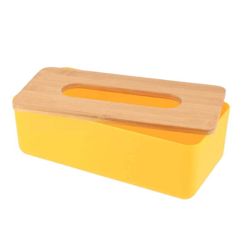 Yellow Padang Bathroom Accessory Set 7-Pieces Bamboo