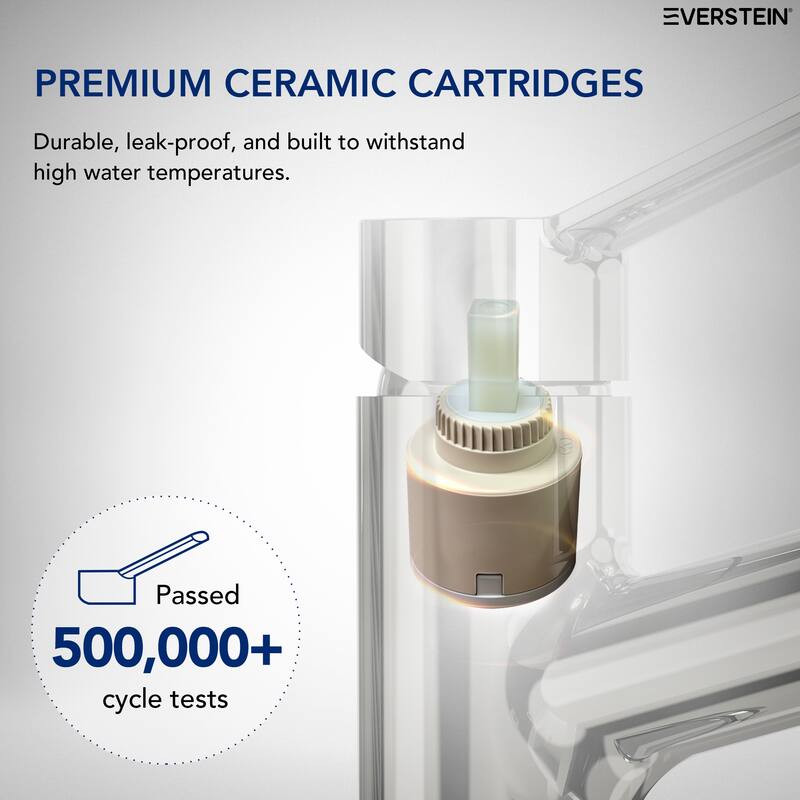 Single Handle Single Hole Bathroom Faucet with Pop‑Up Drain