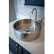 preview thumbnail 7 of 5, Round 15.75-in Stainless Steel Sink with Rim in Silver with Drain