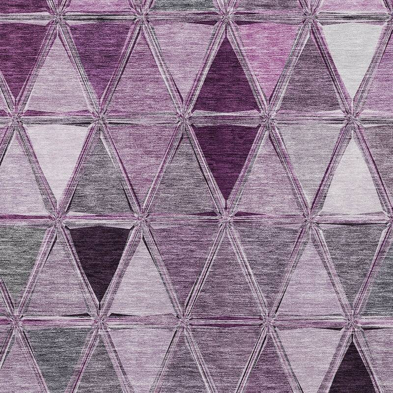 HomeRoots Geometric Transitional Rectangle Outdoor Rug