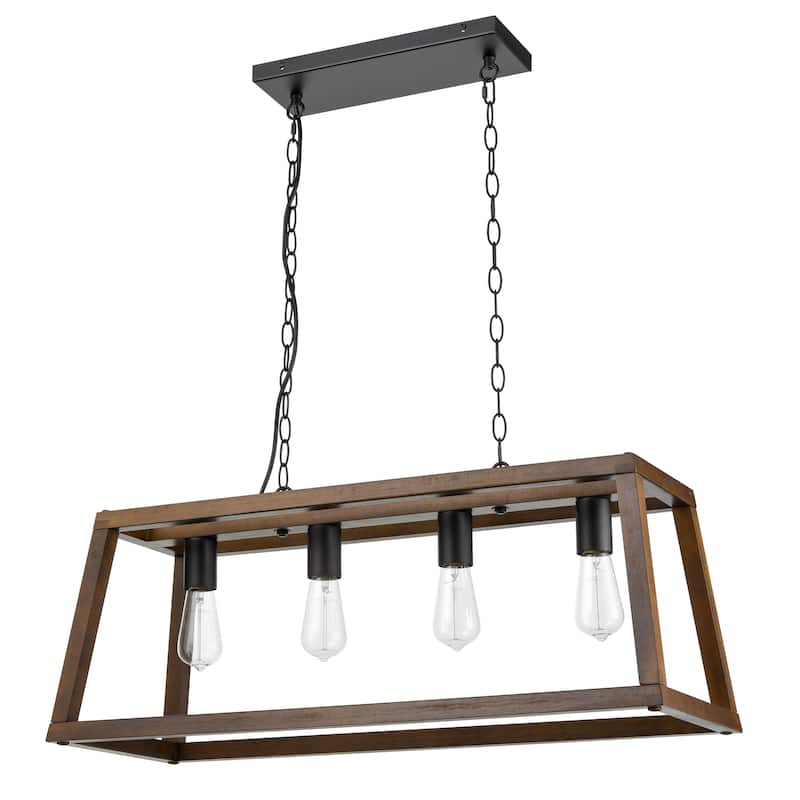 Light Society Bristol Wood Pendant Lamp