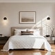 preview thumbnail 24 of 26, LNC Modern Farmhouse Clear Glass Wall Sconce Black Gold Silver Bathroom Vanity Lighting - W 4.7" x H 9.6" x D 4.5"