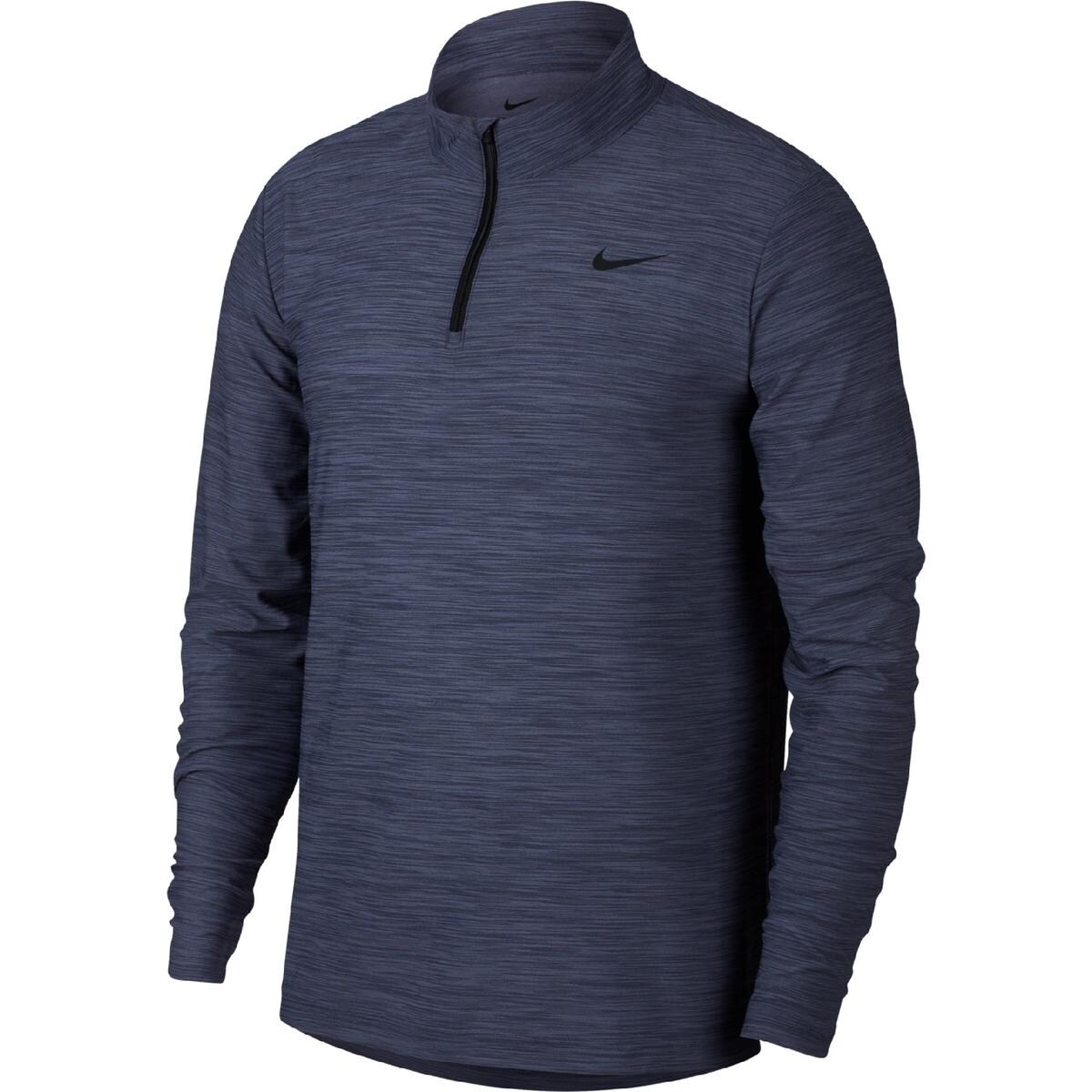nike men's breathe dry quarter zip long sleeve shirt