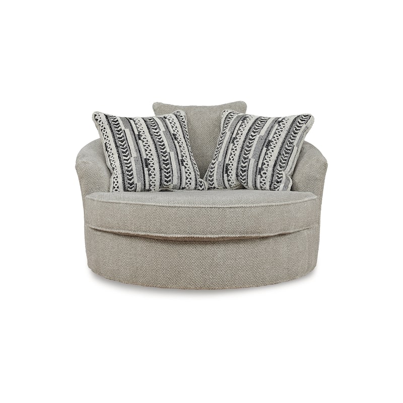 Signature Design by Ashley Calnita Beige 2-Piece Upholstery Package - 56" W x 55" D x 36" H