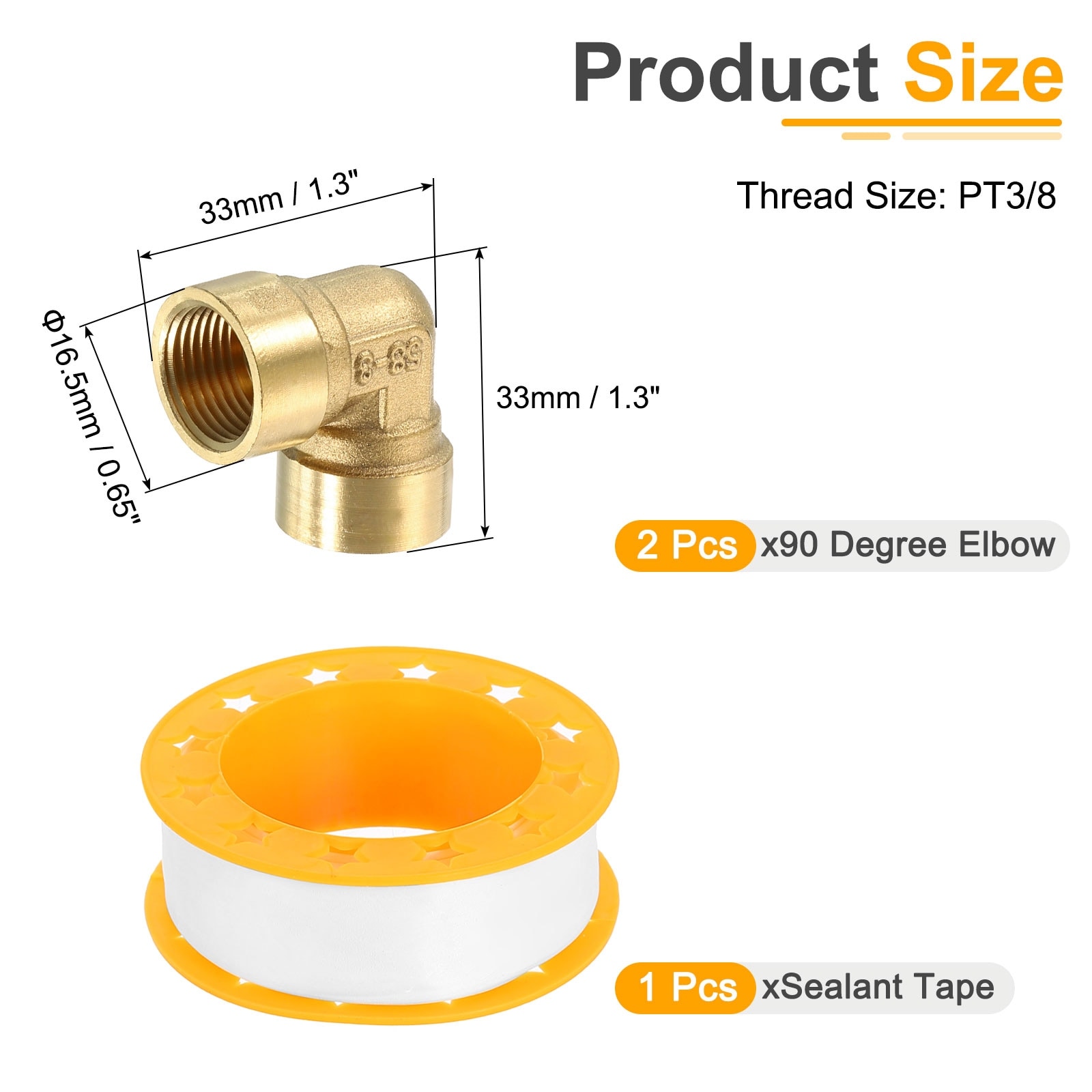 Brass Right Angle Pipe Fitting, Connector for Fluid Fuel Oil Pipe