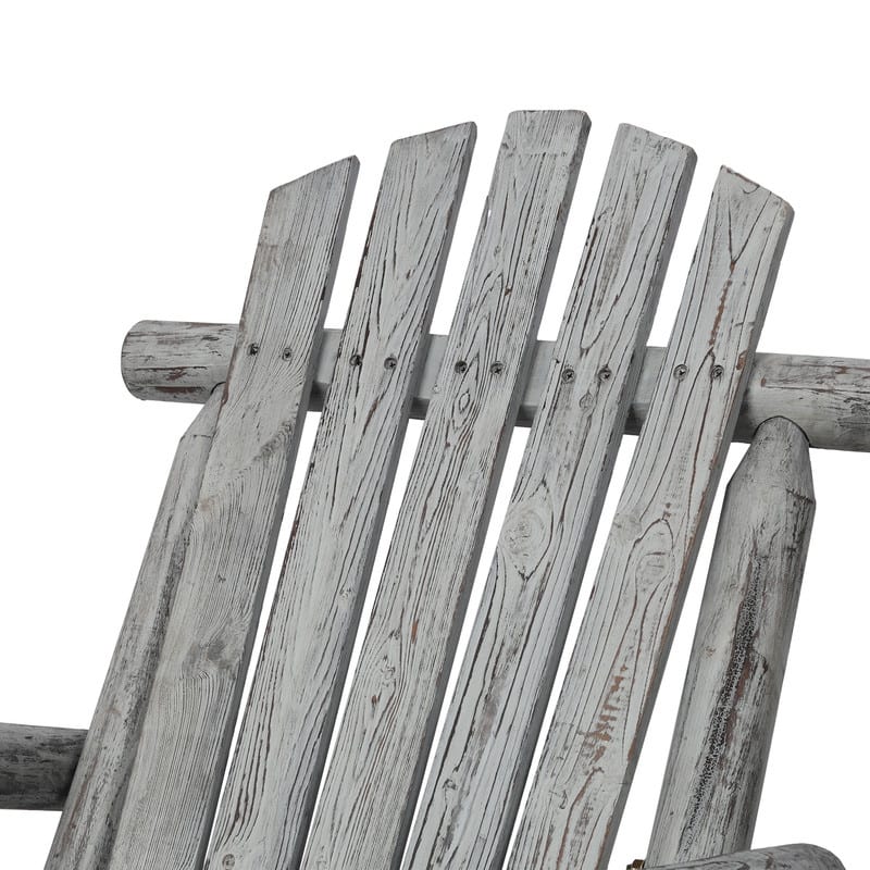 Solid Wood Porch Rocking Chair – Durable Fir Construction, Classic Outdoor Rocker for Patio or Garden‌