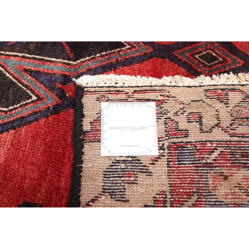 ECARPETGALLERY Hand-knotted Anatolian Vintage Red Wool Rug - 4'3 x 6'7