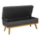 preview thumbnail 25 of 134, Carson Carrington Sastamala Mid-century Storage Bench