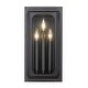 preview thumbnail 4 of 6, Easton 3 Light Wall Sconce - Matte Black