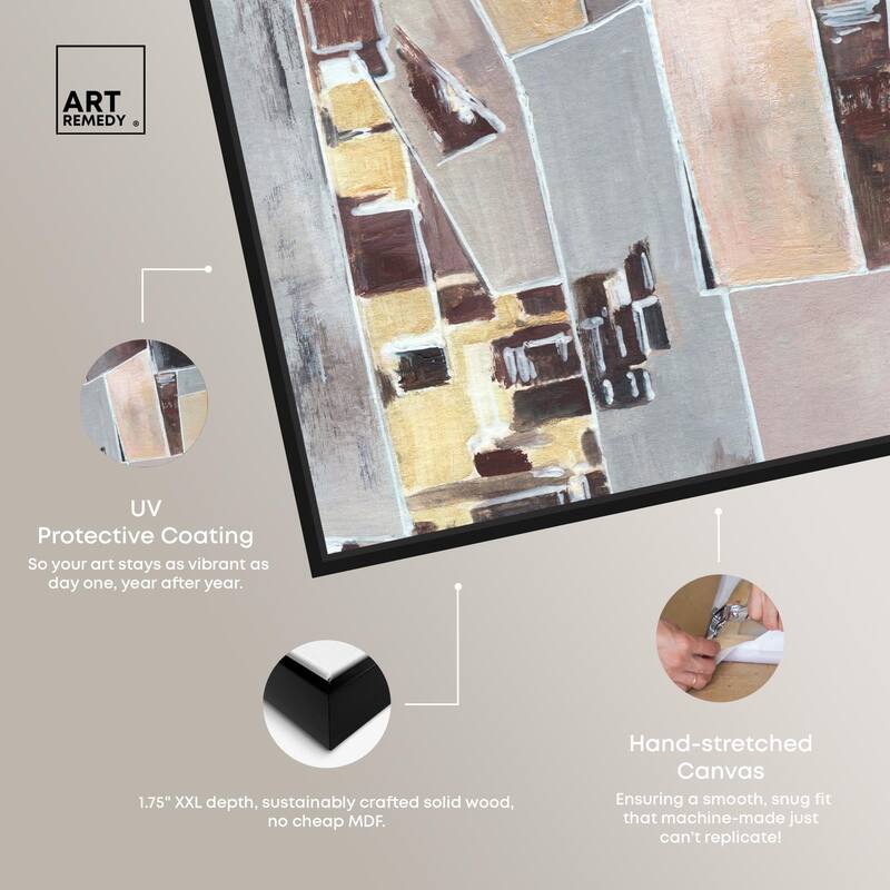 Wall Fragments Canvas Set of 2 by Art Remedy