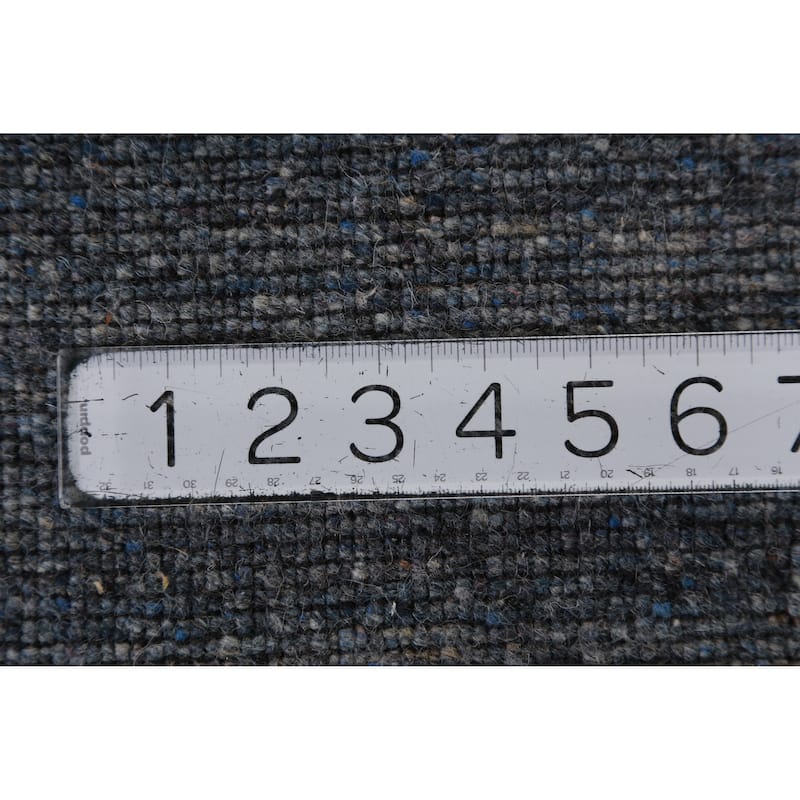 Hand Knotted Oriental 100% Wool Carpet Tribal Tribal Navy Blue & Blues Gabbeh Area Rug - 10' 0'' X 5' 6''