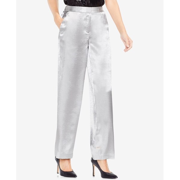 Silver dress pants womens