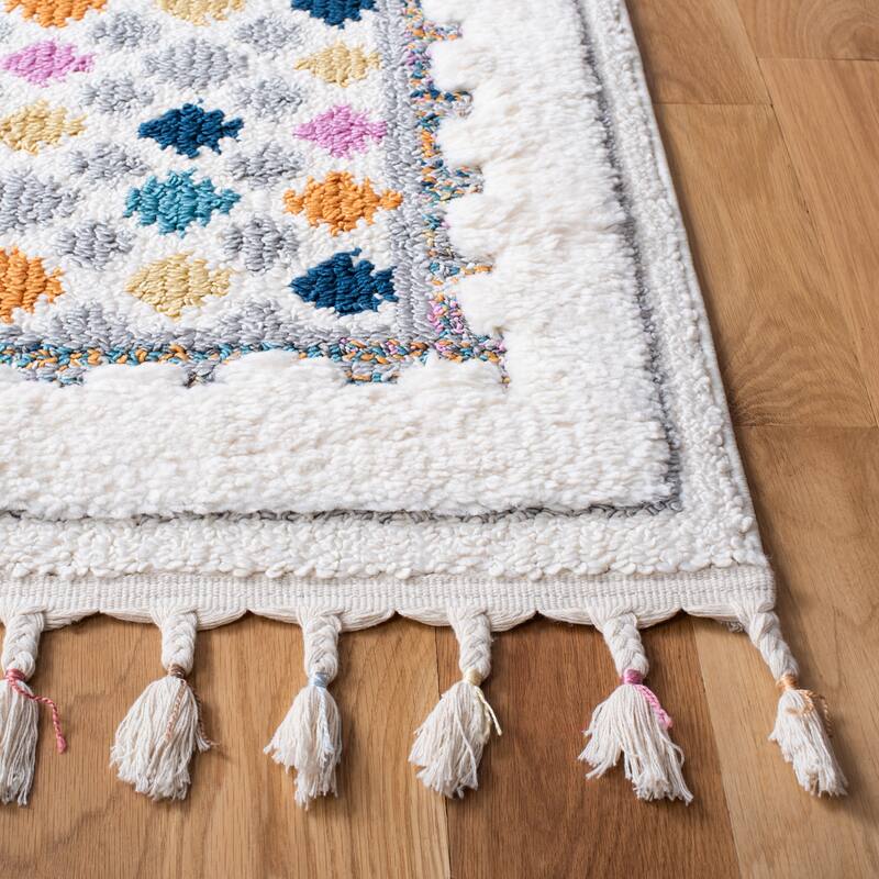 SAFAVIEH Moroccan Fringe Shag Norene Rug