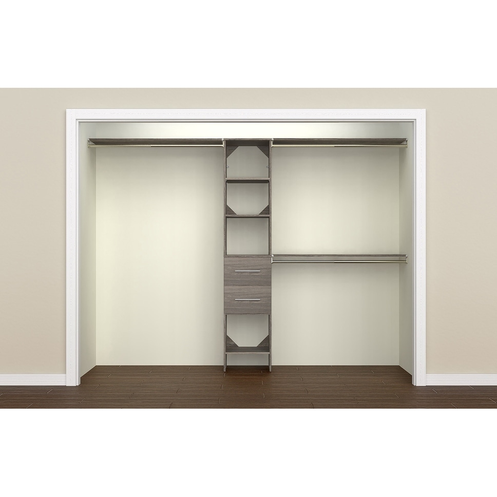 Cedar Closet Organizer: 7 Pc Open Stackable Closet System