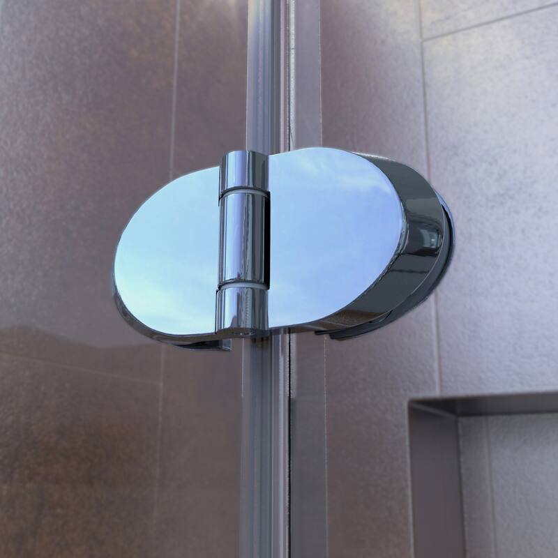 DreamLine Aqua Fold 33 1/2 in. W x 72 in. H Frameless Bi-Fold Shower Door - 33.5" W