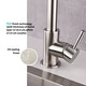 preview thumbnail 18 of 16, BATHLET Single Handle High Arc Pull Out Kitchen Faucet with Pull Down Sprayer