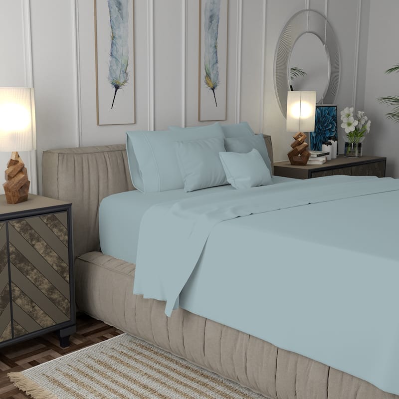 Ultra-Soft & Silky 800TC Premium-Quality Supima Cotton Sheet Set
