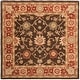 preview thumbnail 4 of 9, SAFAVIEH Handmade Anatolia Letitia Traditional Oriental Hand-spun Wool Rug 6' Square - Olive/Rust - Square