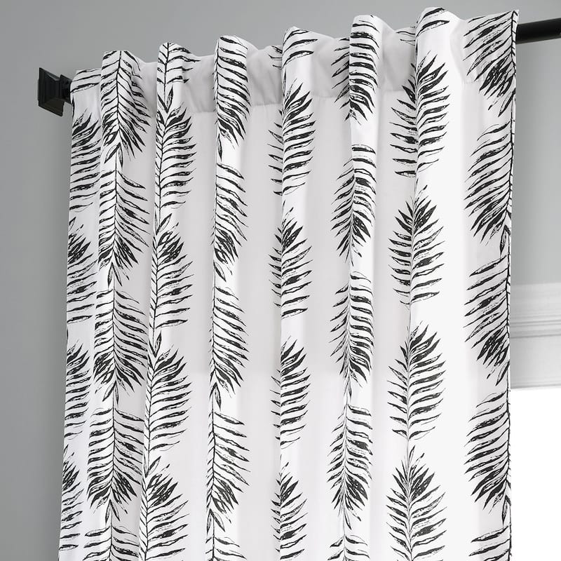 Exclusive Fabrics Sago Paisley Harmony Printed Cotton Room Darkening Curtains (1 Panel)