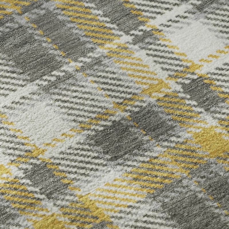 Premium Washable Super Soft Plaid Mayfield Rug