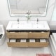 preview thumbnail 30 of 39, Selina 60" Wall Mounted Vanity with Double Sink