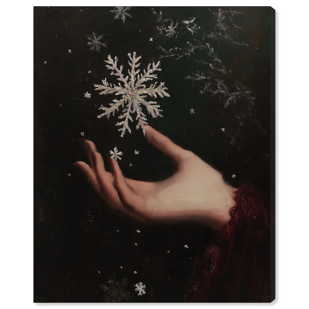 Holding Winter Canvas by Art Remedy, Gallery Wrapped