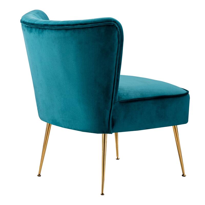 Heaven Contemporary Velvet Upholstered Accent Chair