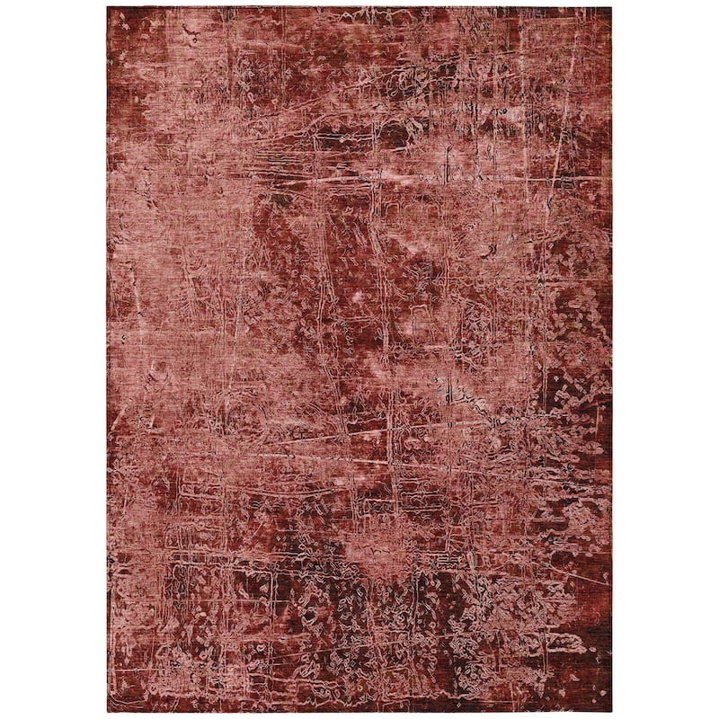 Rari Contemporary Abstract Weather Resistant Versatile Elegance Outdoor Rug