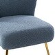 preview thumbnail 7 of 16, Side Chair with Metal Legs, Polyester Fabric Designed