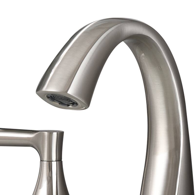 Topcraft Two Handle Bathroom Sink Faucet with Pop-Up Drainer
