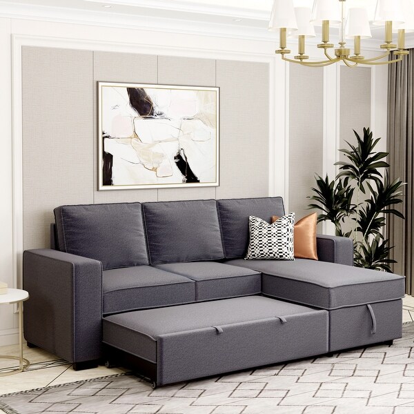 Cozy Sectional Sofa Bed with Storage Bed Bath Beyond 35271634