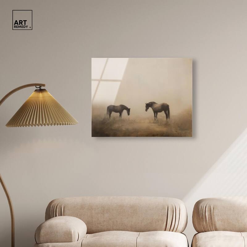 Equine Duo II Acrylic by Art Remedy, Ready to Hang