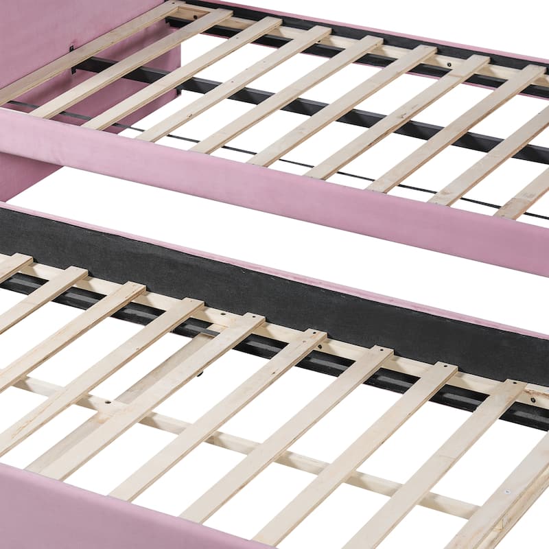 Christopher Knight Home - Modern Upholstered Velvet Daybed with Pull-Out Trundle