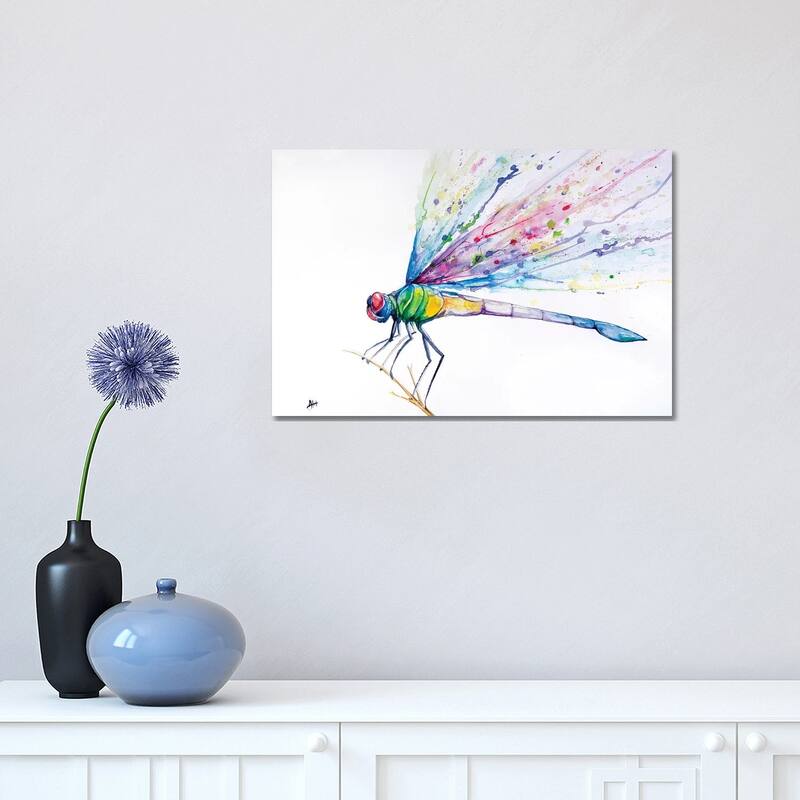 iCanvas "Dragonfly" by Marc Allante Canvas Print - 12x18x1.5