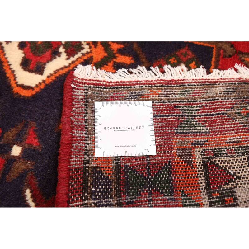 ECARPETGALLERY Hand-knotted Andelz Red Wool Rug - 3'5 x 4'7