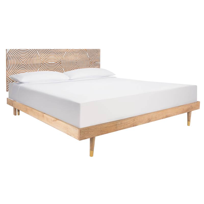 SAFAVIEH Couture Dalvin Wood Platform Bed