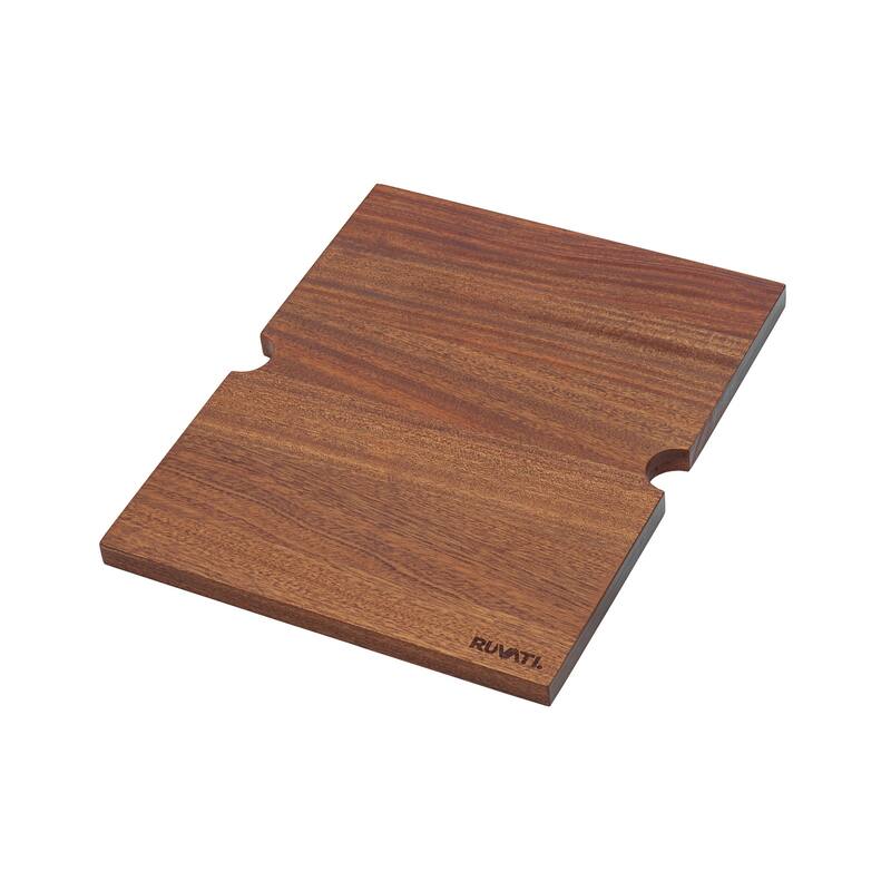 Ruvati 13-1/2 x 17 inch Solid Wood Replacement Cutting Board Sink Cover for RVH8304 workstation sink - RVA1204