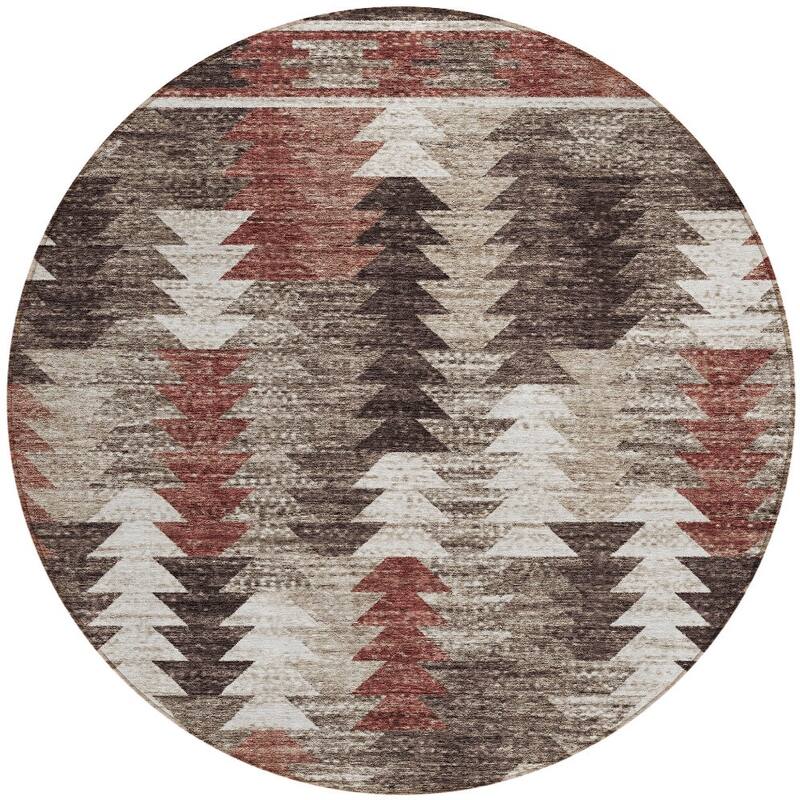 HomeRoots Southwestern Transitional Rectangle Outdoor Rug