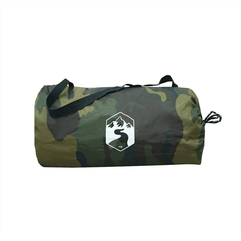 vidaXL Camping Tarp Camouflage 199.2x120.5" Waterproof - 199.2 x 120.5"