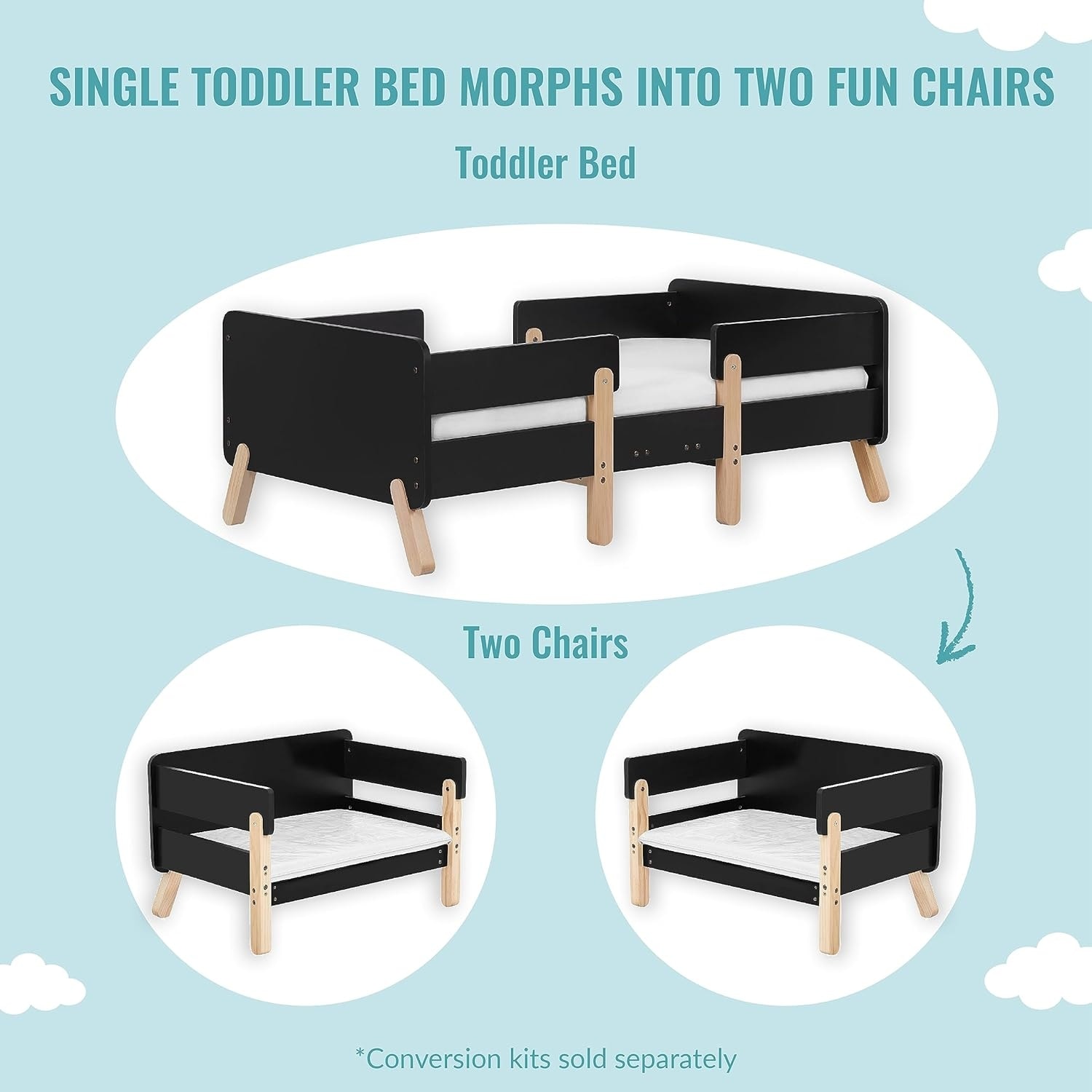 Dream On Me Osko Convertible Toddler Bed - Bed Bath & Beyond
