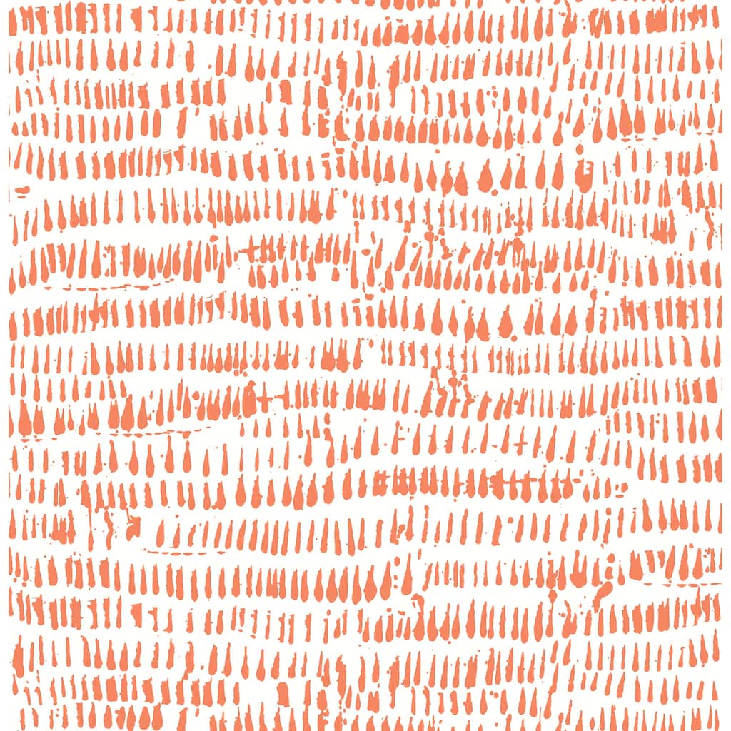 A-Street Prints Runes Orange Brushstrokes Wallpaper
