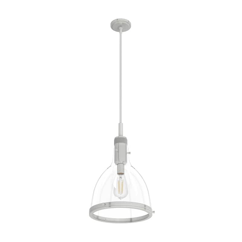 Hunter 13" Van Nuys 1 Light Pendant - Kitchen Island, Dining Room - Industrial, Modern, Transitional